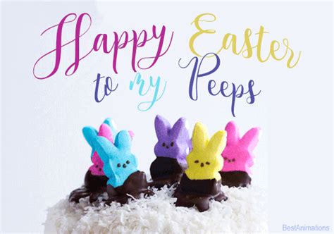 happy easter to my peeps gif